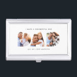 Vater Foto Moderne Typografie Kindergeschenk Visitenkarten Dose<br><div class="desc">Vater Multi-Foto moderne Typografie Kindergeschenk. Ideal Väter Tag,  Geburtstag oder Weihnachtsgeschenk. Farben können geändert werden.</div>