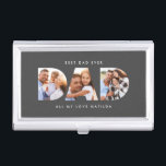 Vater Foto Moderne Typografie Kindergeschenk Visitenkarten Dose<br><div class="desc">Vater Multi Foto moderne Typografie Kindergeschenk. Ideal für Väter Tag,  Geburtstag oder Weihnachten Geschenk. Farben können geändert werden.</div>
