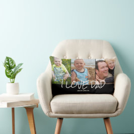 Vater-FotoCollage Lendenkissen