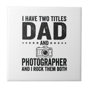 Vater Fotograf Vintage Gravur Shirt Design_1 Fliese