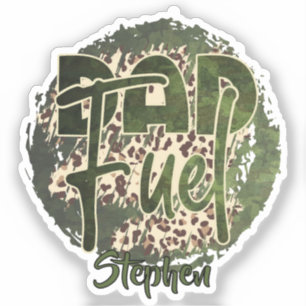 Vater Fuel Camouflage Design - militärisch Inspiri Aufkleber