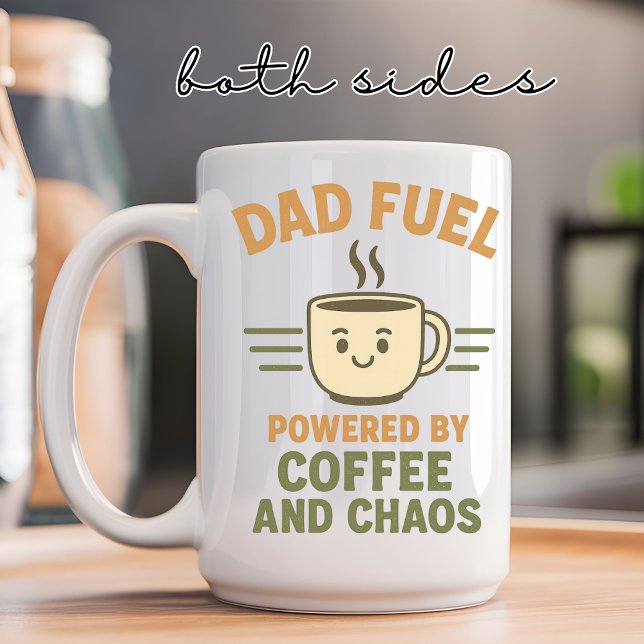 Vater Fuel Tasse - Witziges Geschenk für Vater, Pa (dad mug, papa mug, father’s day mug, birthday gift for him, Christmas gift for dad, coffee mug )