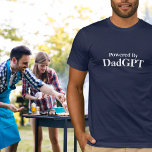 Vater Funny Birthday - Powered by DadGPT - Ai Joke T-Shirt<br><div class="desc">Feiern Sie mit dem "powered by DadGPT" T - Shirt die ultimative Papa-Energie! Ideal für Väter, die die Show mit scharfem Witz, unendlicher Weisheit und einem aufgeladenen Gefühl von Spaß führen, das von Intelligenz auf KI-Ebene inspiriert wird. Egal, ob Sie Familie, Arbeit oder einfach nur den Papa jonglieren, dieser Abschlag...</div>