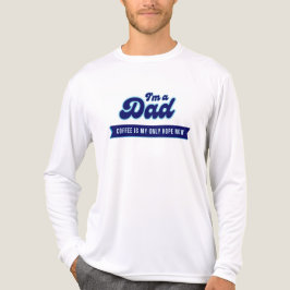 Vater Funny Coffee ist meine einzige Hoffnung, lan Tri-Blend Shirt