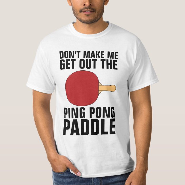 VATER FUNNY PING PONG PADDLE T - Shirt (Vorderseite)