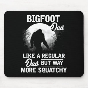 Vater Funny Sasquatch Bigfoot Fathers Day Geschenk Mousepad
