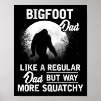 Vater Funny Sasquatch Bigfoot Fathers Day Geschenk