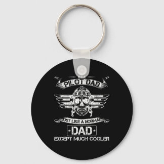 Vater für Flugzeugpilot nur normal, aber viel Cool Schlüsselanhänger