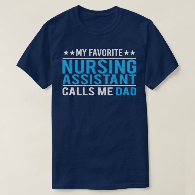 Vater für Krankenpfleger T-Shirt (Design vorne)