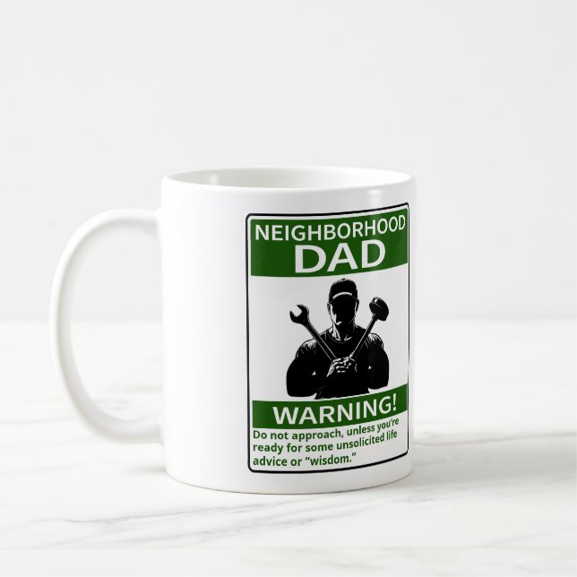 Vater für kundenspezifische Nachbarschaftspolitik  Kaffeetasse (Links)
