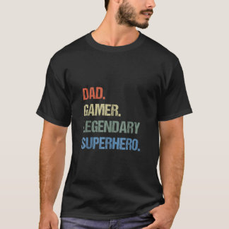 Vater Gamer legendärer Superheld Tank Top