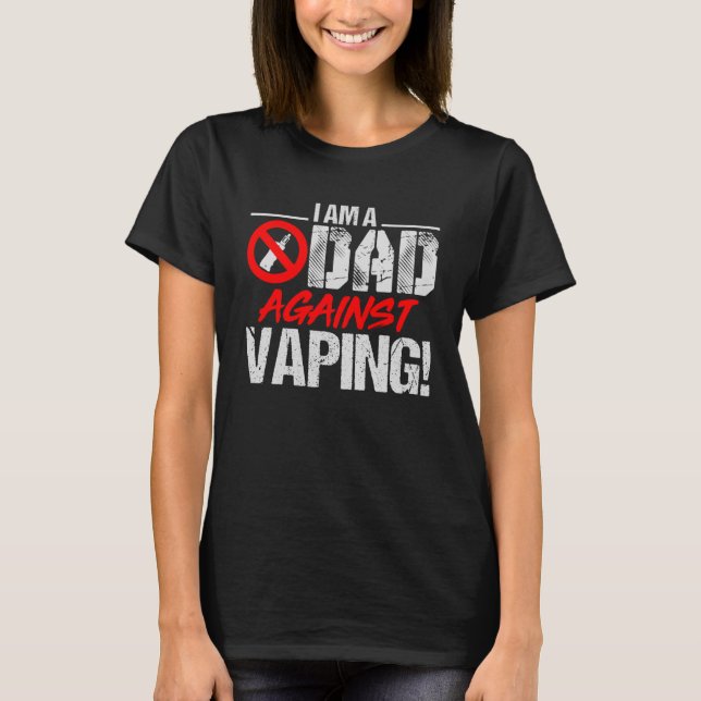 Vater gegen Vaping Vathers T-Shirt (Vorderseite)