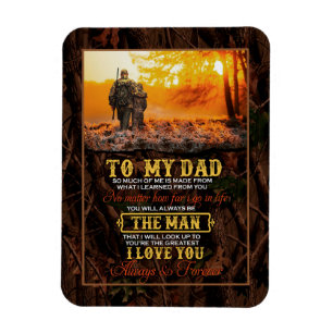 Vater Geschenke   Brief an meinen Vater Der Mann,  Magnet