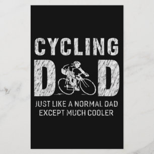 Vater-Geschenke für Vater Radfahren Coolen Vater Briefpapier