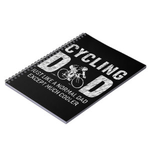 Vater-Geschenke für Vater Radfahren Coolen Vater Notizblock