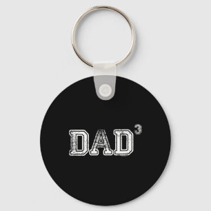 Vater Geschenke für Vater Vater von 3 Geschenktage Schlüsselanhänger