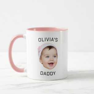 Vater Geschenkidee Tasse, Personalisierte Gesichts Tasse