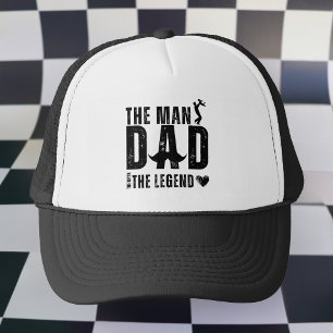 Vater gib dem Mann den Mythos der Legende Vater Co Truckerkappe