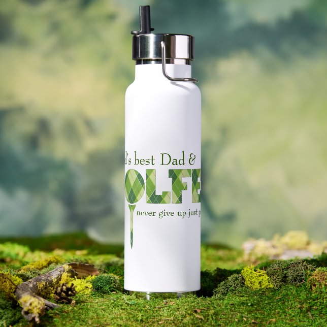 Vater Golfer-Tee-Flasche Trinkflasche (Außenbereich)