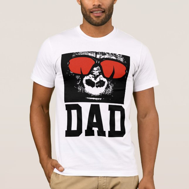 VATER GORILLA FUNNY T - SHIRT (Vorderseite)