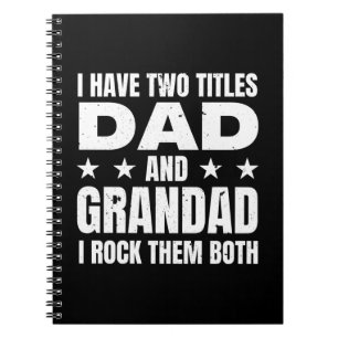 Vater Grandad Notizblock
