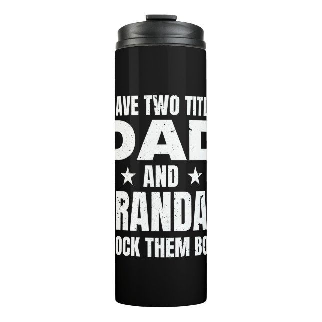 Vater Grandad Thermosbecher (Vorderseite)
