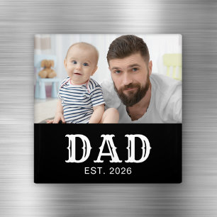 Vater gründete Foto Vatertag Magnet