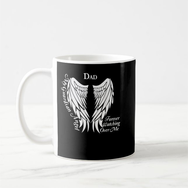 Vater Guardian Angel Memorial Geschenk für den Ver Kaffeetasse (Links)