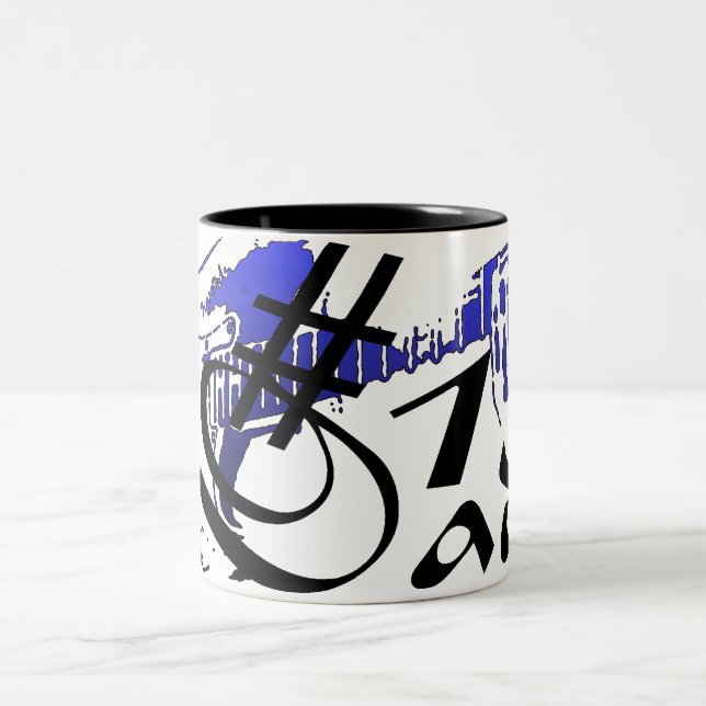 Vater Guitar Blue Tasse (Mittel)