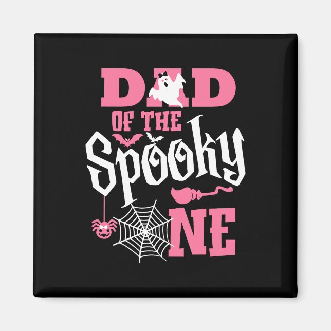 Vater Halloween 1. Geburtstag Matching Family Spoo Magnet (Vorne)