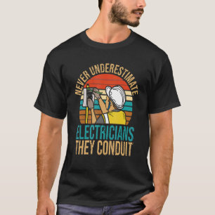 Vater Handyman Electricians Conduit Electrical T-Shirt