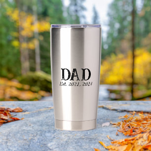 Vater hat Modern Minimalistisch gegründet Thermobecher