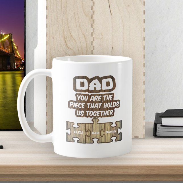 Vater Holding Family | 2 Names Edition Kaffeetasse (Von Creator hochgeladen)