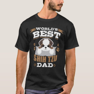 Vater-Hundeinhaber des Shih Tzu der Welt bester T-Shirt
