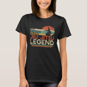 Vater Husband Soldier Jiu Jitsu Legend Military BJ T-Shirt
