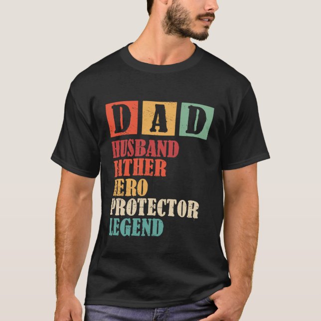 Vater Husband Vater witzig T-Shirt (Vorderseite)