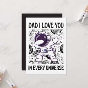 Vater I Liebe Sie in jedem Universum Einladung