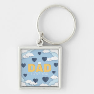 Vater I Liebe Sie, Vatertagsgeschenk Schlüsselanhänger