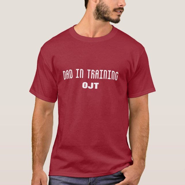 Vater im Training T-Shirt (Vorderseite)