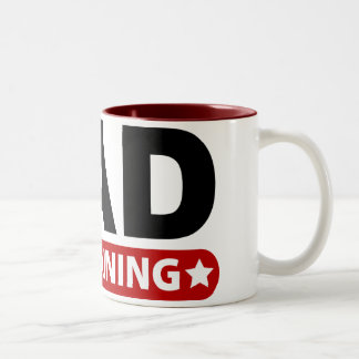 Vater im Training Zweifarbige Tasse