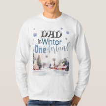 Vater im Winter Wonderland