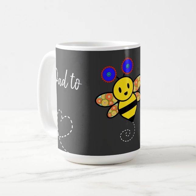 Vater in Biene Kaffeetasse (Vorderseite Links)