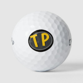 Vater-Initialen Mit Monogramm Golfball