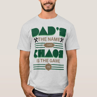 Vater ist der Name, Chaos ist das einzigartige Spi T-Shirt