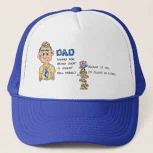 Vater ist mein ROLL-Modell - Funny Hat Truckerkappe