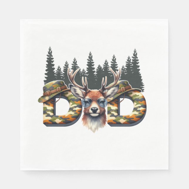 Vater Jagd Serviette (Vorderseite)