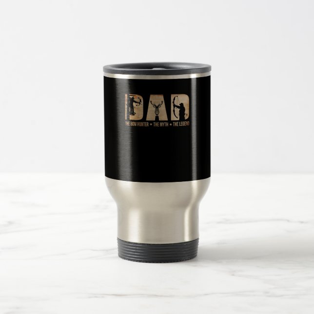 Vater Jäger Mythos Legend Jagdgeschenk Reisebecher (Mittel)