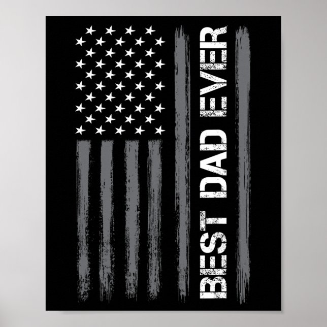 Vater je amerikanische Flagge Sonntag der Mönche Poster (Vorne)