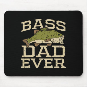 Vater je Fischen Fischer Fathers Day Vater Gi Mousepad