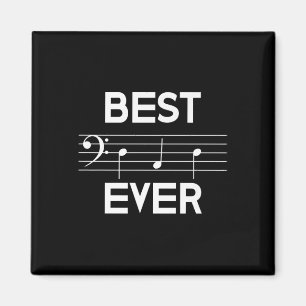 Vater je Music B Clef Note Vathers Day Gift Magnet
